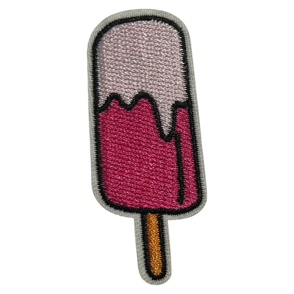 Pink Popsicle Iron On Patch